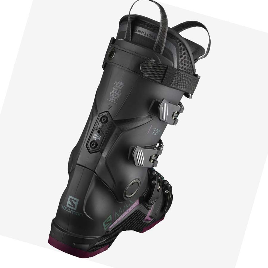 Salomon S/MAX 120 Kadın Kayak Botu Siyah | TR 2065MQZ